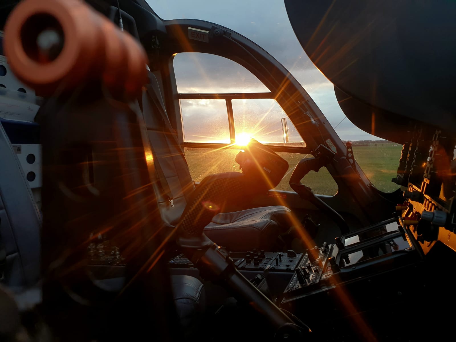 Helicopter cockpit