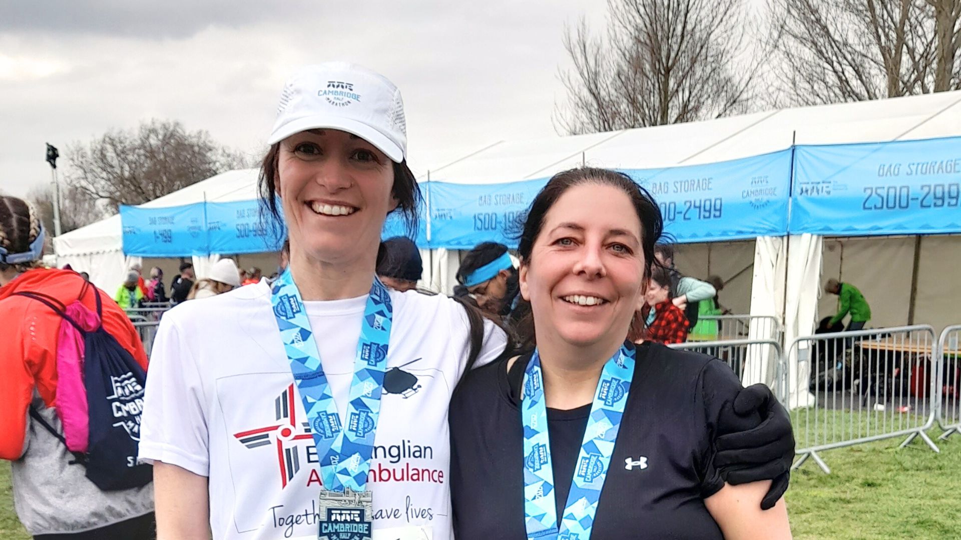 Two ladies who have taken part in Cambridge Half Marathon