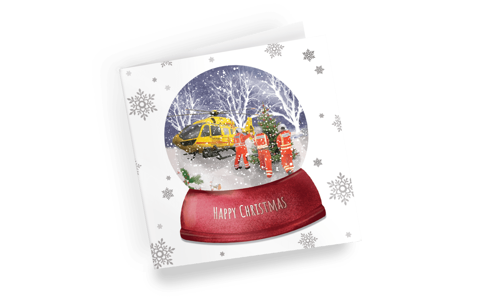 Snow Globe Christmas Card