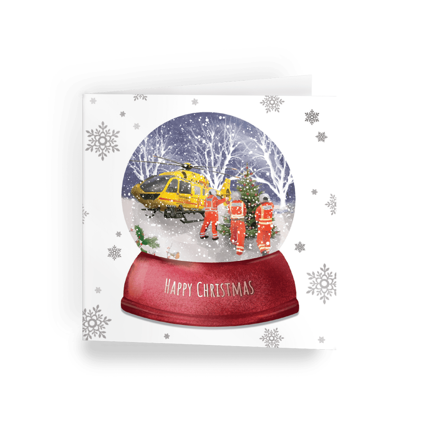 Snow Globe Christmas Card