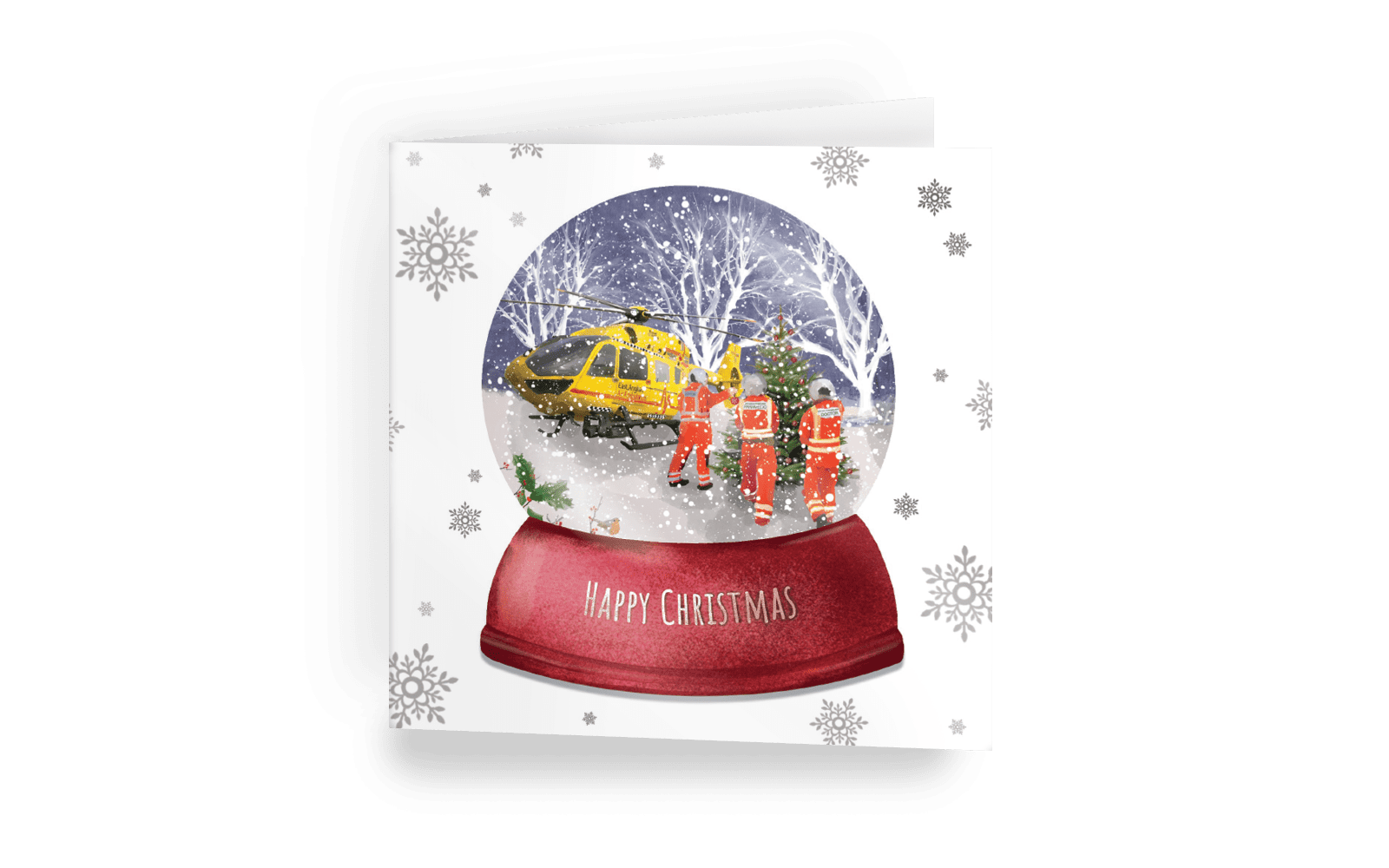 Snow Globe Christmas Card