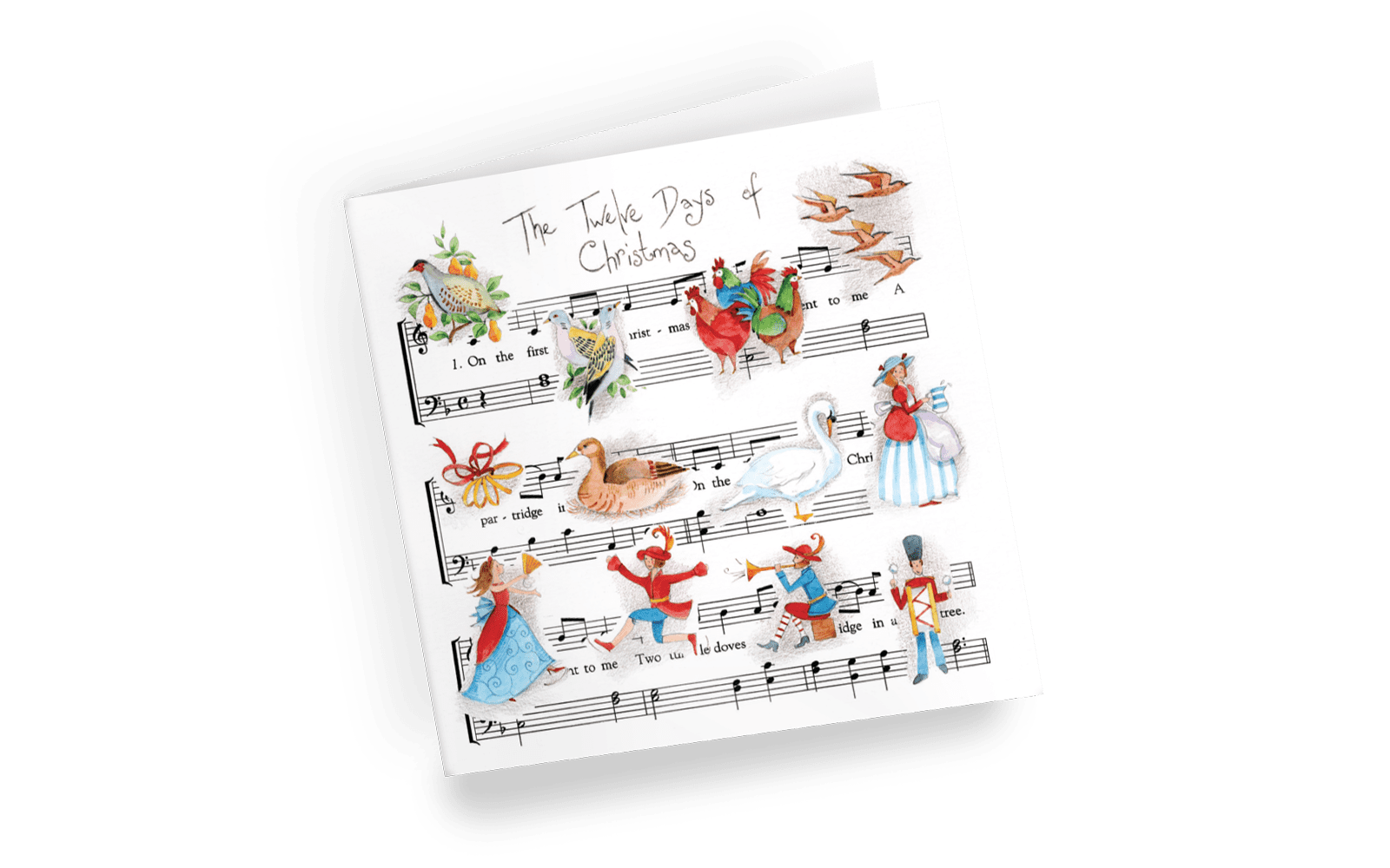 Twelve Musical Days christmas cards