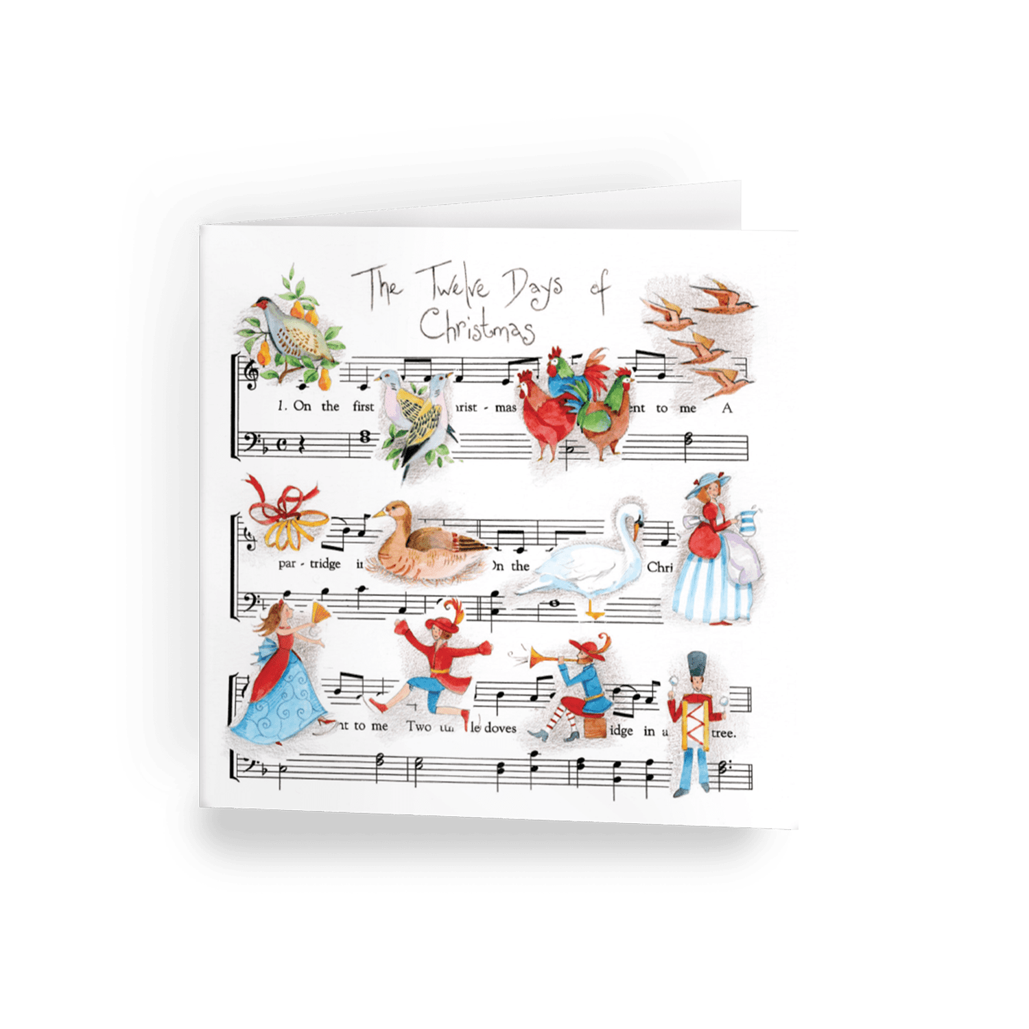 Twelve Musical Days christmas cards