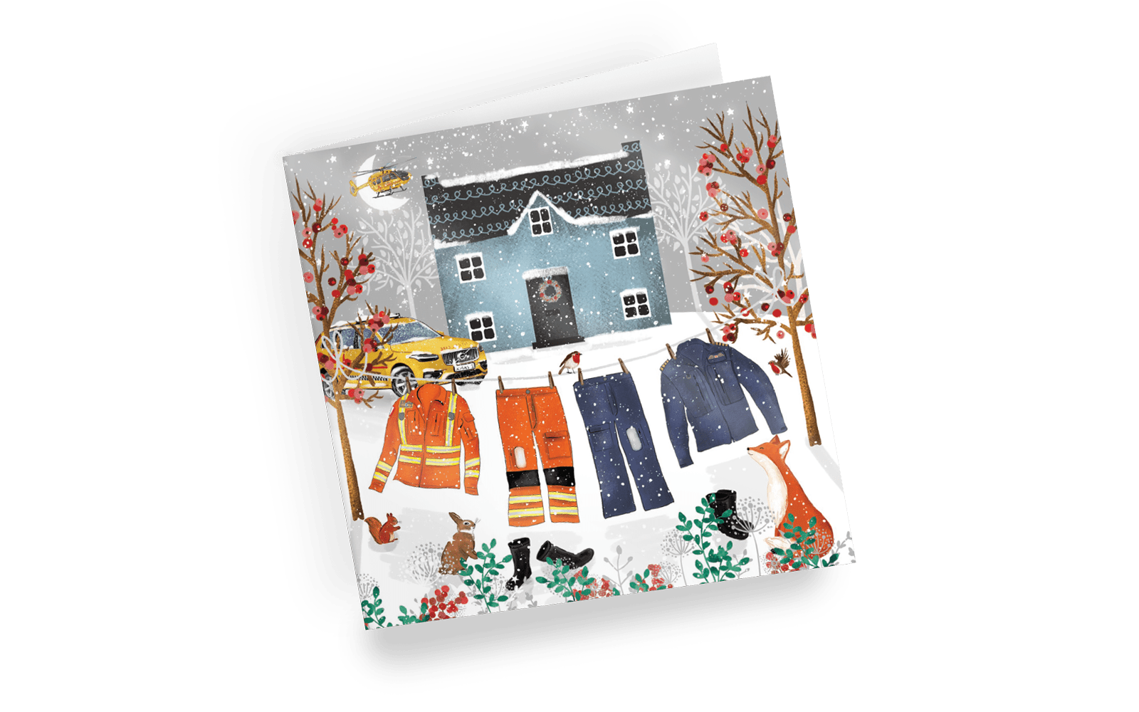 Winter Warmer Christmas Card