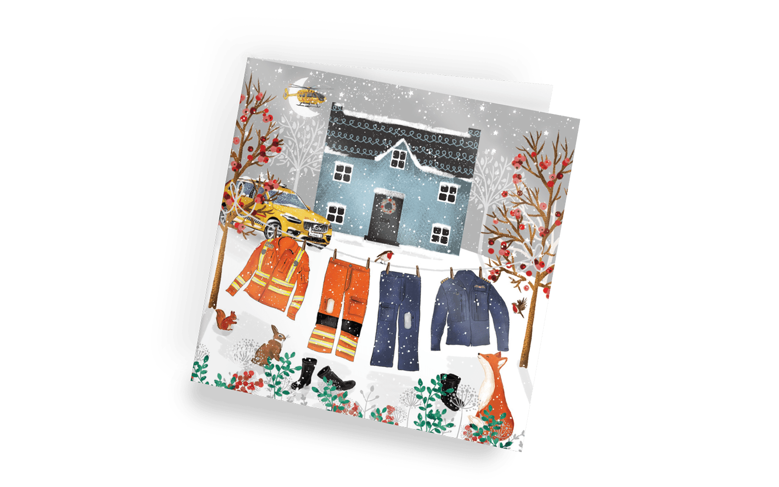 Winter Warmer Christmas Card