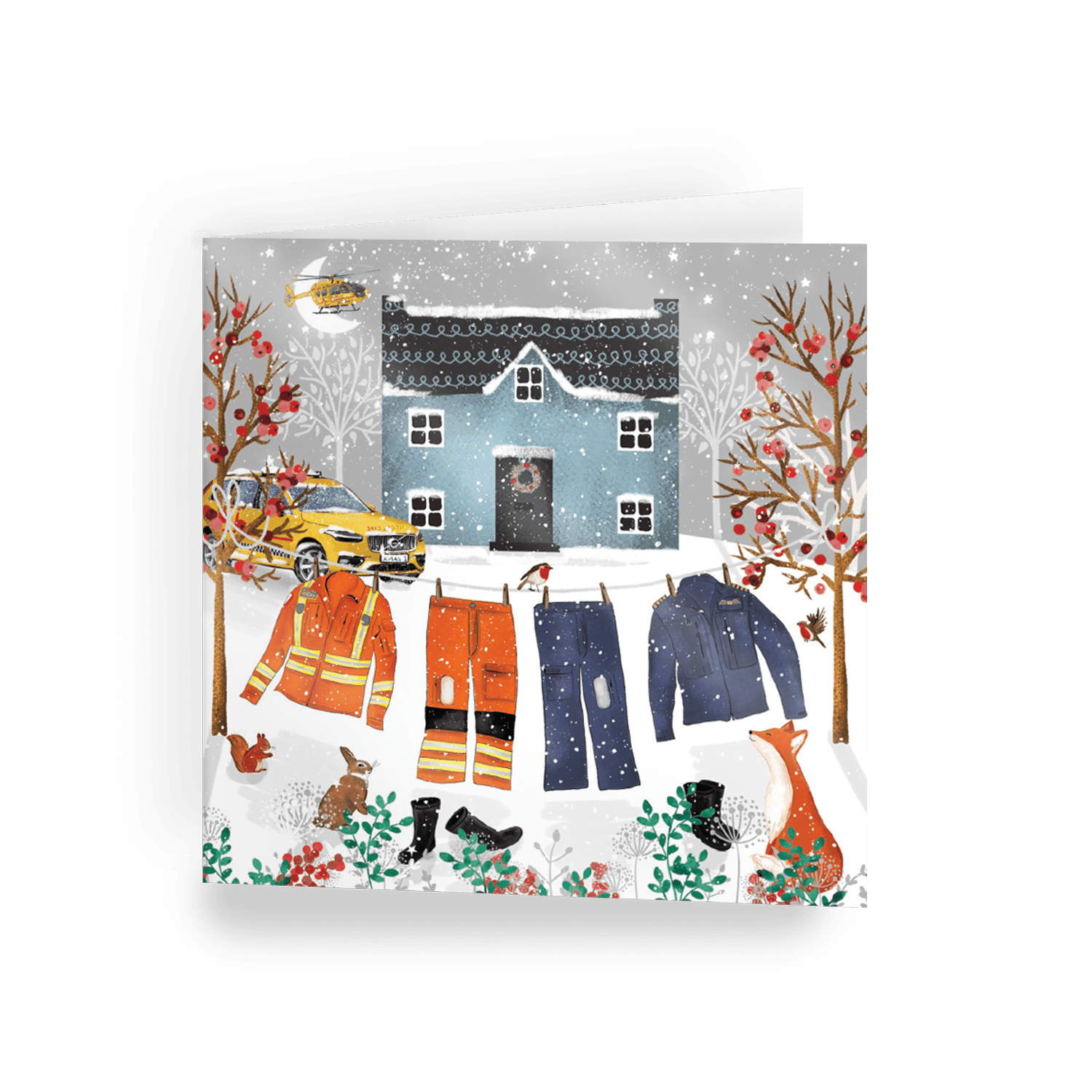 Winter Warmer Christmas Card