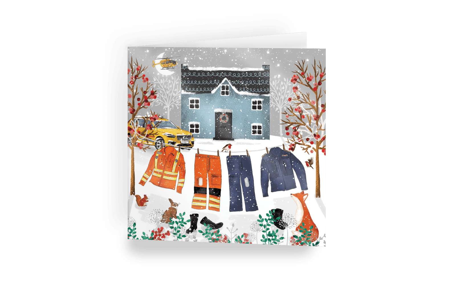 Winter Warmer Christmas Card