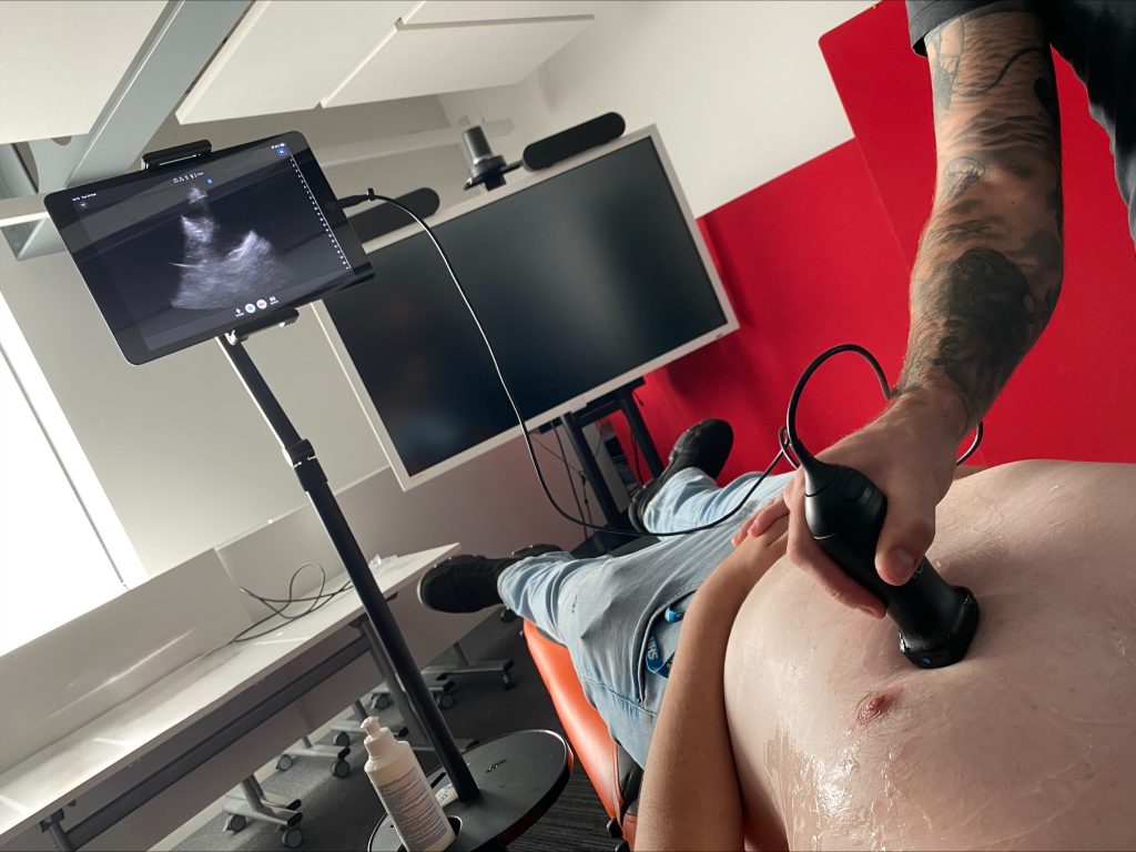 The POCUS course using the new Butterfly IQ3 ultrasound probe.