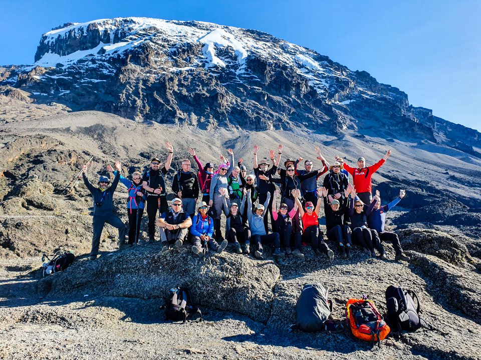 Group on kilimanjaro