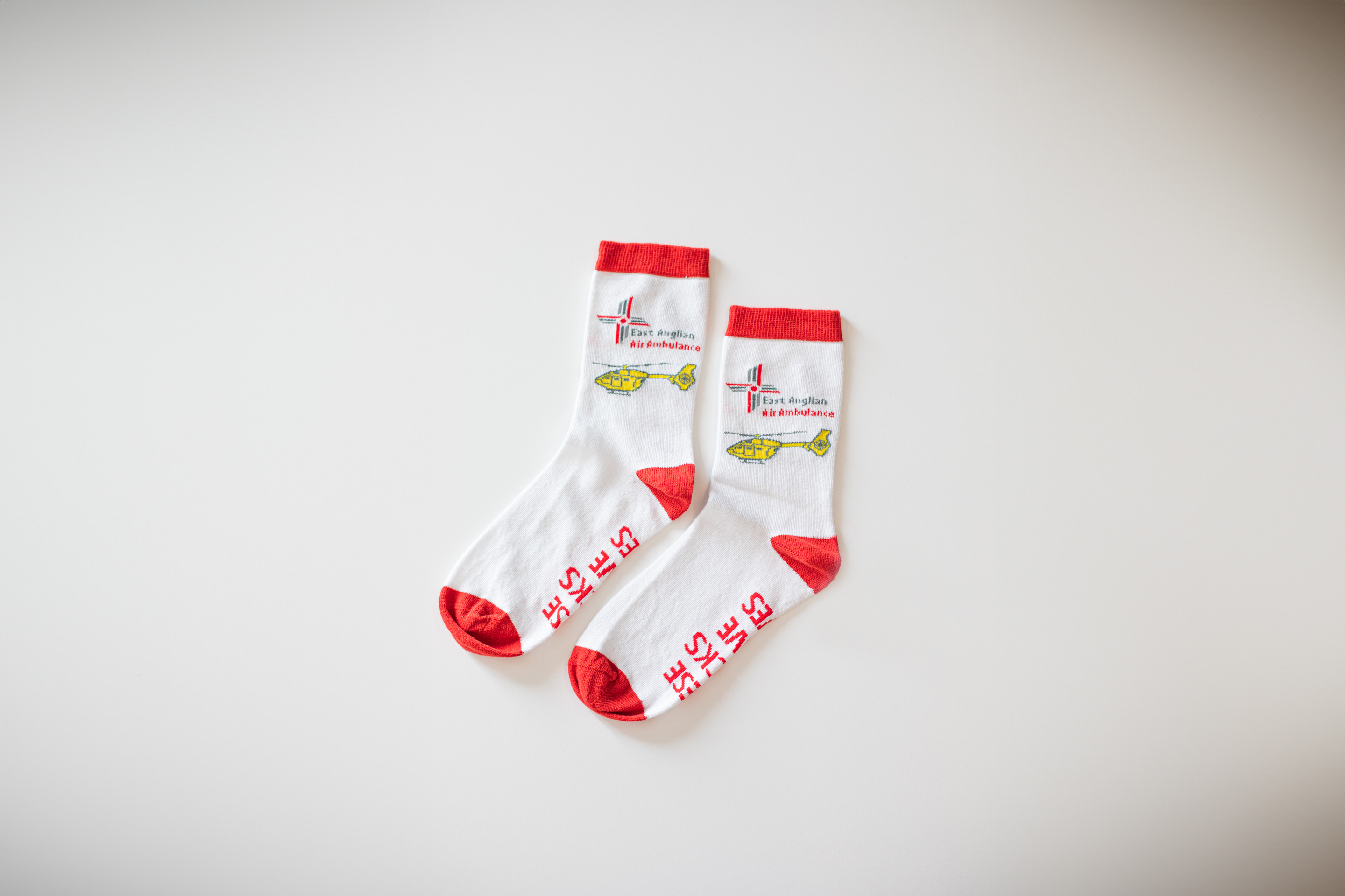These Socks Save Lives –Adult small, white
